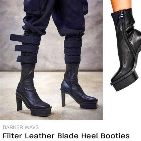 platform rick owens dupe